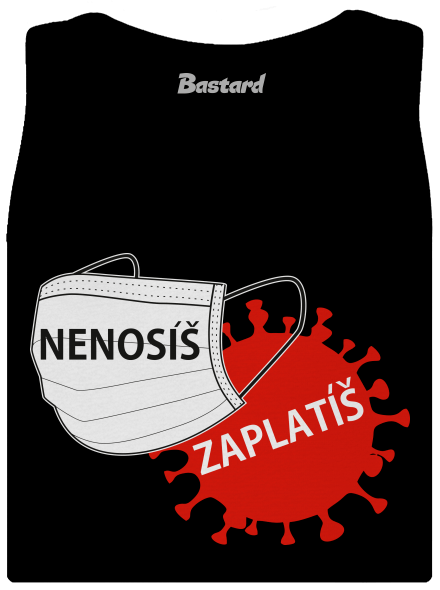 Nenosíš zaplatíš dámské tílko klasické Black