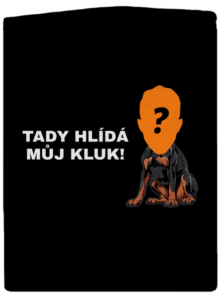 Tady hlídám já dámská mikina na zip Black