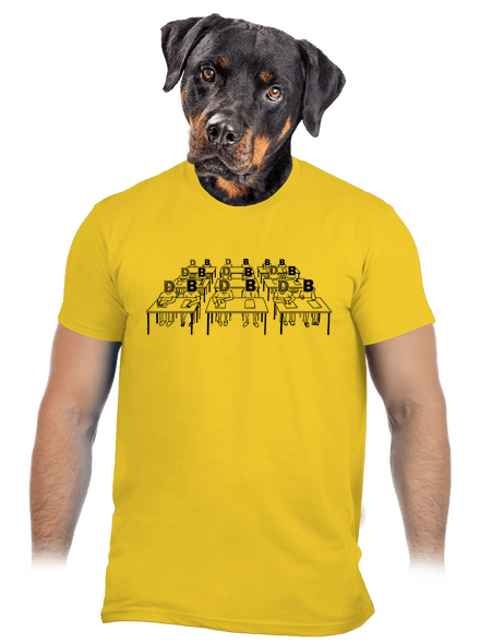 Cimrman: Debil, blbeček pánské tričko Gold