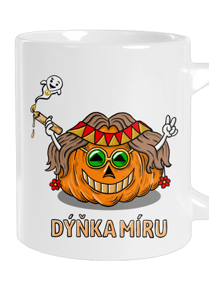 Dýňka míru velký hrnek White