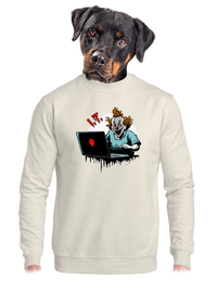 unisex mikina bez kapuce