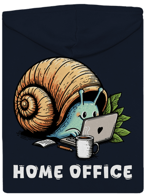 Šnekův home office dámská mikina na zip Navy Mal