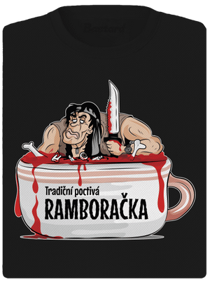 Ramboračka dámské sportovní tričko Black