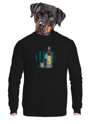 unisex mikina bez kapuce