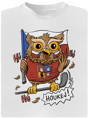 Houkej dětské sportovní tričko White