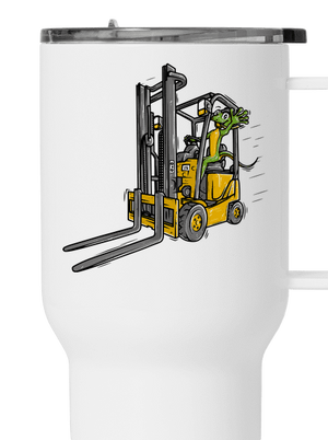 Ještěrka  termohrnek White