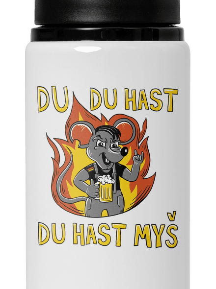 Du hast myš lahev na vodu White