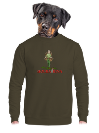 unisex mikina bez kapuce