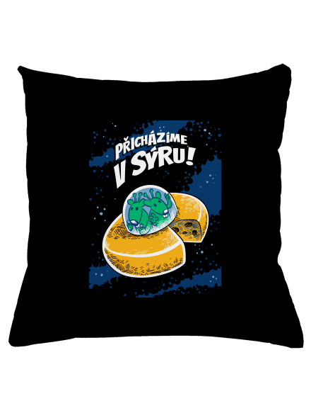 Přicházíme v sýru polštář Black