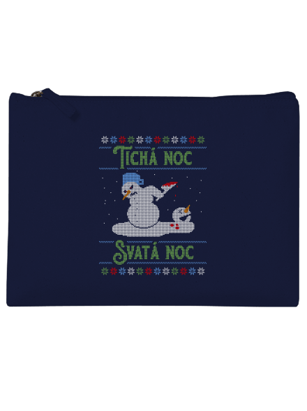Vánoční koleda taštička French Navy