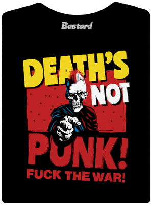Death's not punk dámské tričko s lemem Black