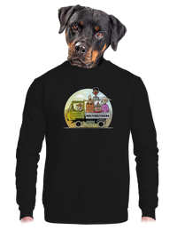 unisex mikina bez kapuce