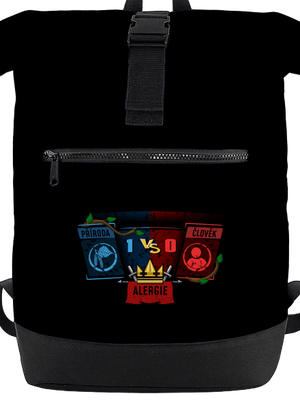 Příroda vs. člověk batoh Black