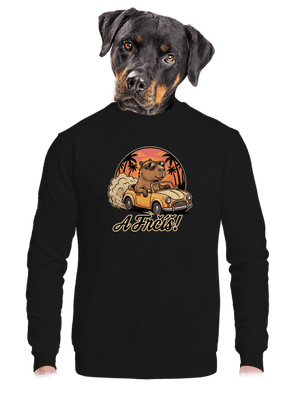 unisex mikina bez kapuce