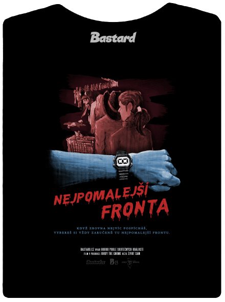 B13: Nejpomalejší fronta dámské tričko Black