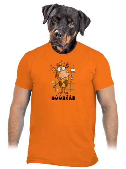 Bůůrčák pánské tričko Orange