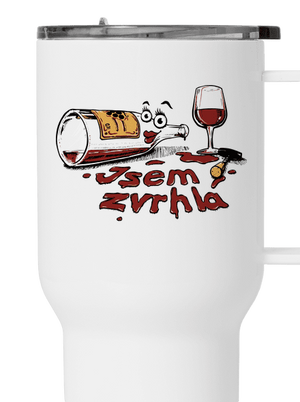 Zvrhlá termohrnek White