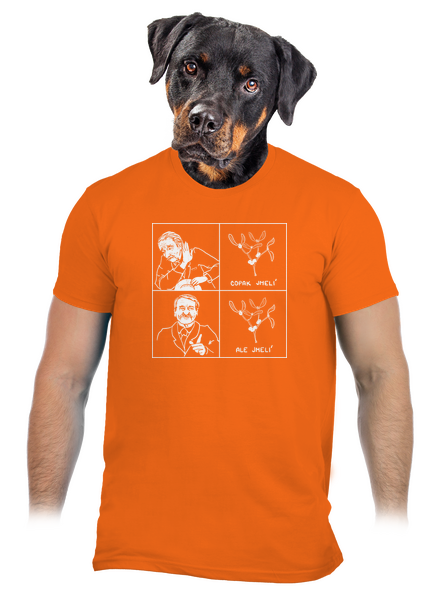 Cimrman: Copak jmelí pánské tričko Orange