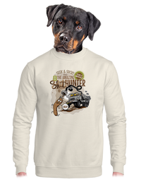 unisex mikina bez kapuce