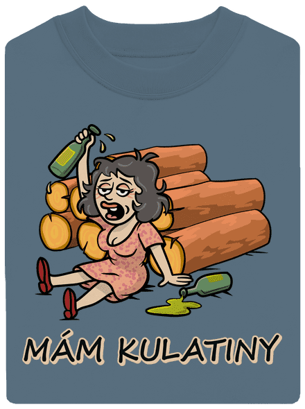 Mám kulatiny unisex mikina bez kapuce Nordic Blue