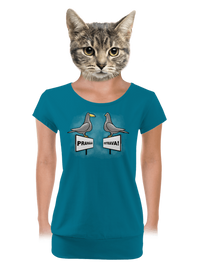 dámské tričko s lemem