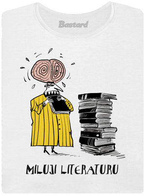 Miluji literaturu dámské tričko premium White