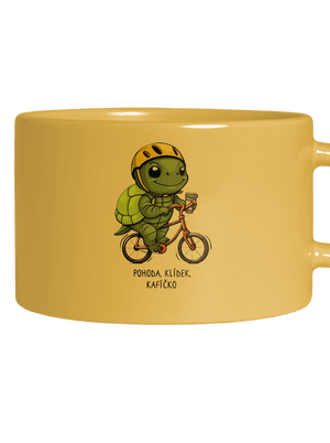 Pohoda, klídek hrnek makronka Yellow Macaron