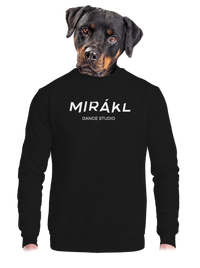unisex mikina bez kapuce