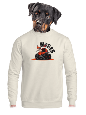 unisex mikina bez kapuce