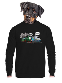 unisex mikina bez kapuce