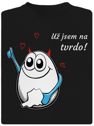 Vejce pánské sportovní tričko Black