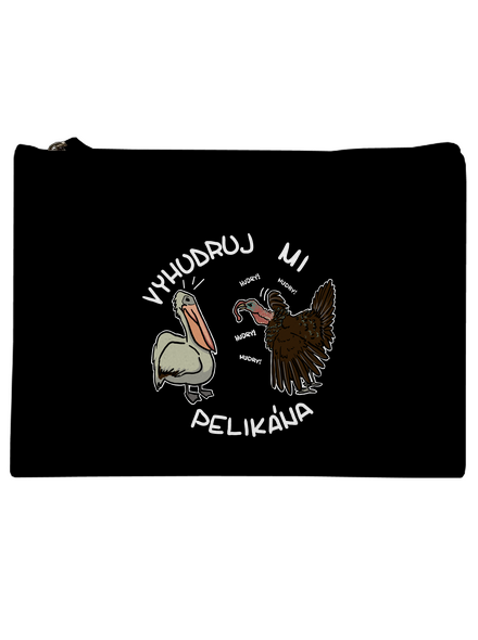 Vyhudruj mi pelikána taštička Black