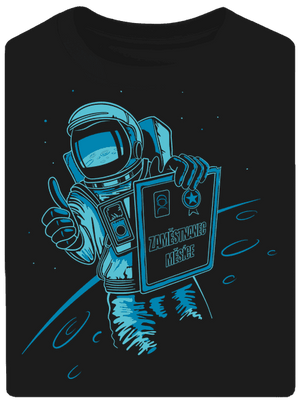 Zaměstnanec měsíce unisex tričko oversized Black