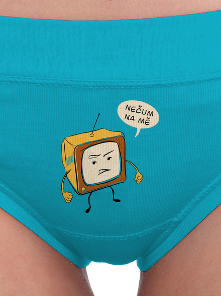 Nečum na mě dámské kalhotky Turquoise