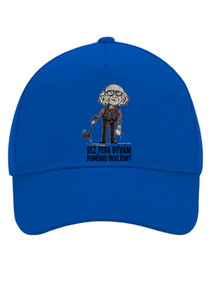 Neklidný bez piva kšiltovka baseballka Bright Royal