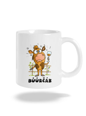 Bůůrčák klasický hrnek White