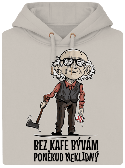 Neklidný bez kafe unisex mikina premium Pastel Macchiato