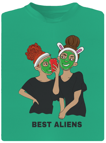 Best aliens pánské sportovní tričko Mint Mal