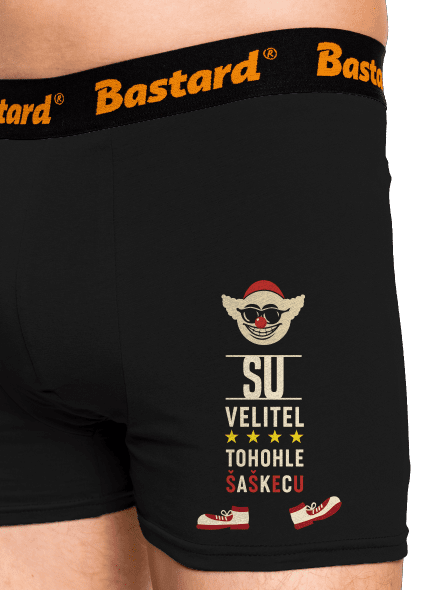 Velitel šaškecu boxerky Black