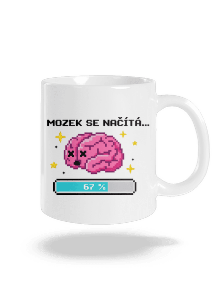 Mozek se načítá klasický hrnek White