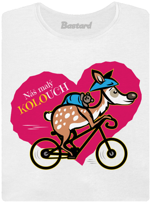 Kolouch na kole dámské tričko premium White