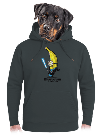 Bananakin Skywalker unisex mikina premium Charcoal
