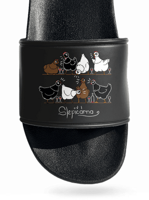 Slepičárna pantofle Black