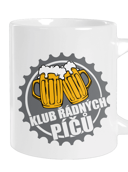 Klub řádných píčů velký hrnek White