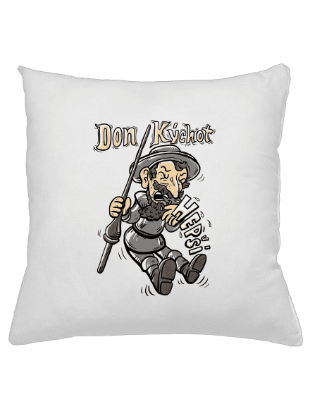 Don Kýchot polštář White