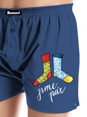 Jsme ponožkový pár pánské trenky Blue