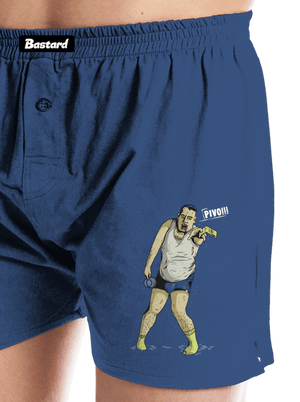 Beer zombie pánské trenky Blue