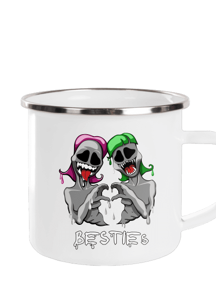 Besties plecháček White