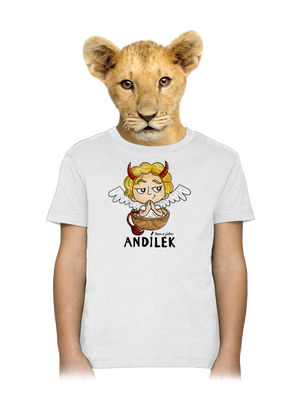 Andílek dětské tričko White