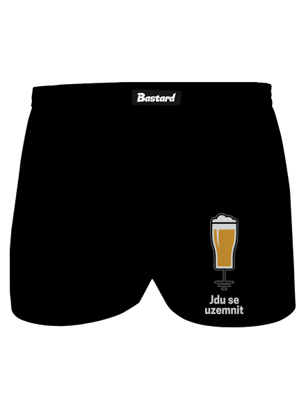 Jdu se uzemnit pánské trenky Black